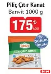 BANVİT PİLİÇ ÇITIR KANAT 1000 G